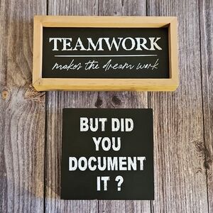 $8 SALE!! NEW Motivational/Office Signs